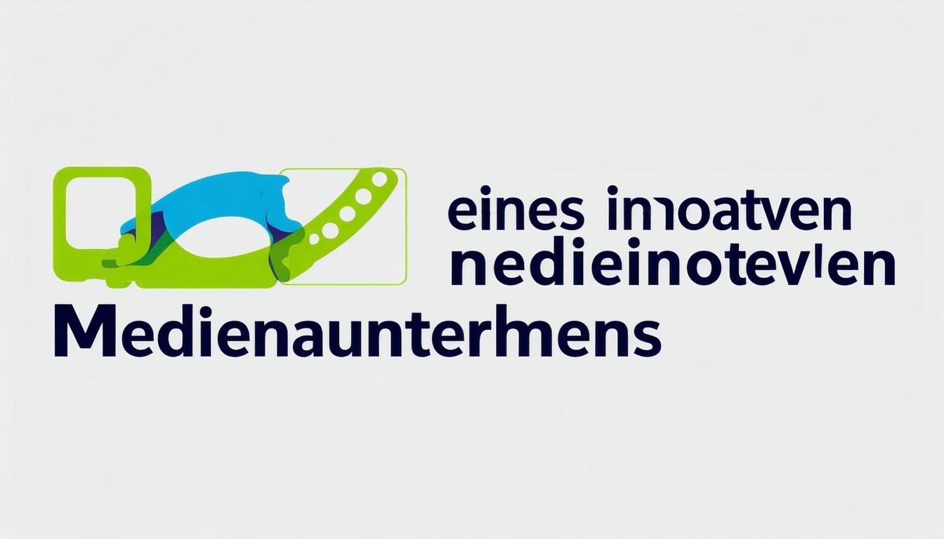 Logo eines innovativen Medienunternehmens